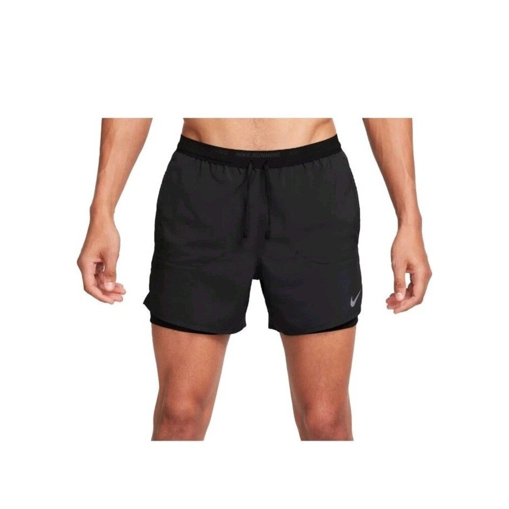 Nike Men Large Dri-FIT Stride 5'' 2-in-1 Running Shorts DA0280-010 @H4